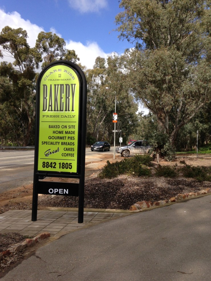 Clare Rise Bakery - signage to stand out